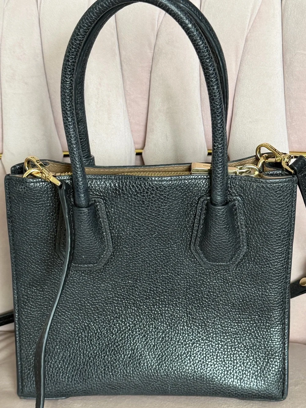 MICHAEL KORS⭐️🖤 Mercer Black Leather Crossbody